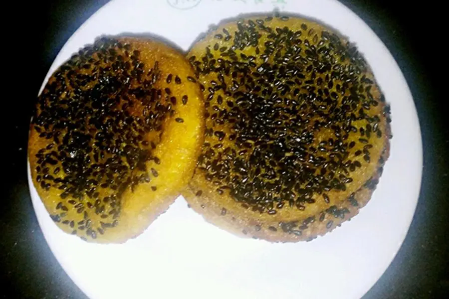 黑芝麻南瓜饼
