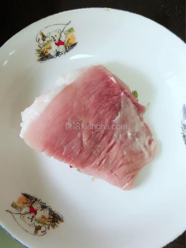 猪后腿肉500g