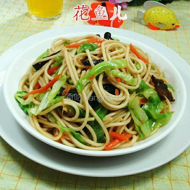 酱油素炒面