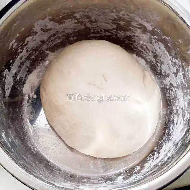 取适量面粉加一小勺盐，加水(根据面粉多少分次加入)，揉成面团，醒半小时后再揉，揉面要使劲哦，这样才能出面筋！揉好再醒半小时！