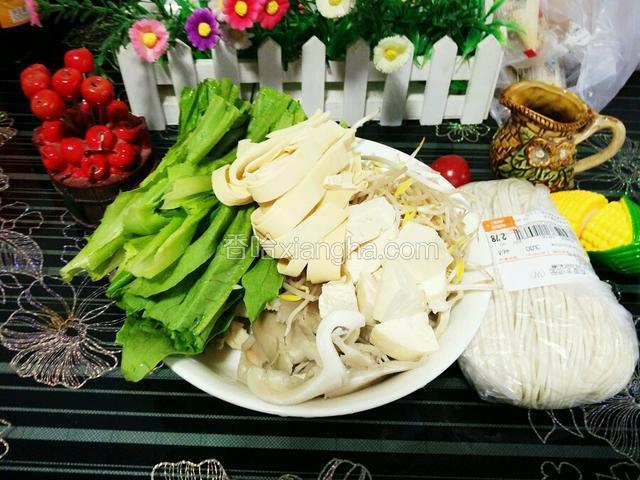 准备好食材