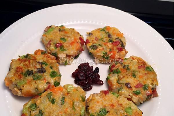 香煎土豆米饭饼