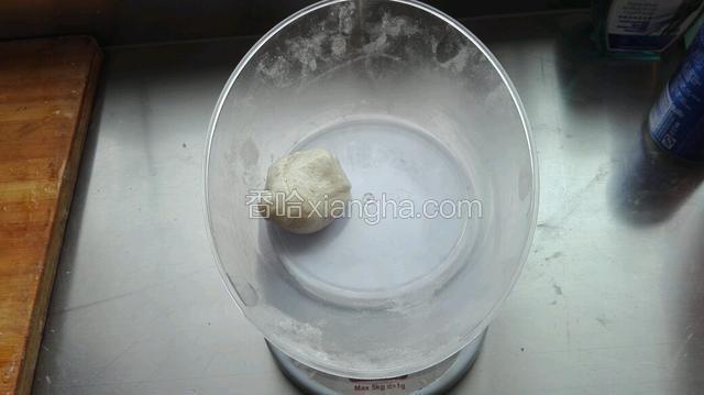 下成小剂子称重，大小根据个人喜好，(我的每个八十克)