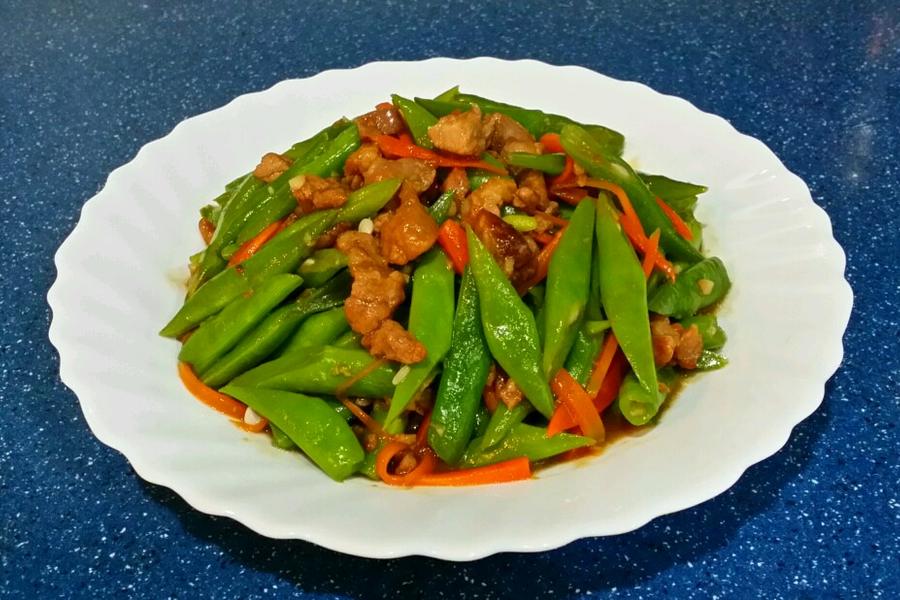 豬肉炒四季豆