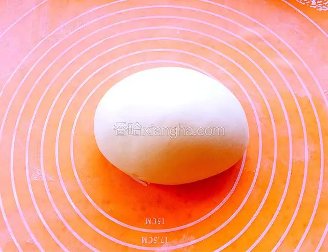 半个小时左右面醒好了用手揉光滑