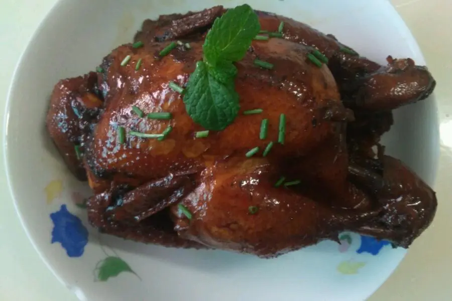 电饭锅焖鸡