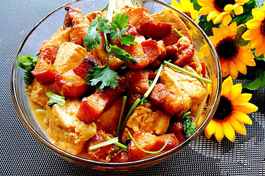 红烧肉炖豆腐
