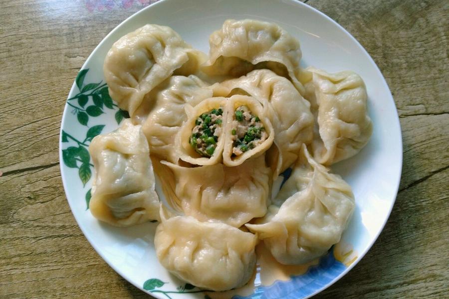 猪肉豇豆馅饺子