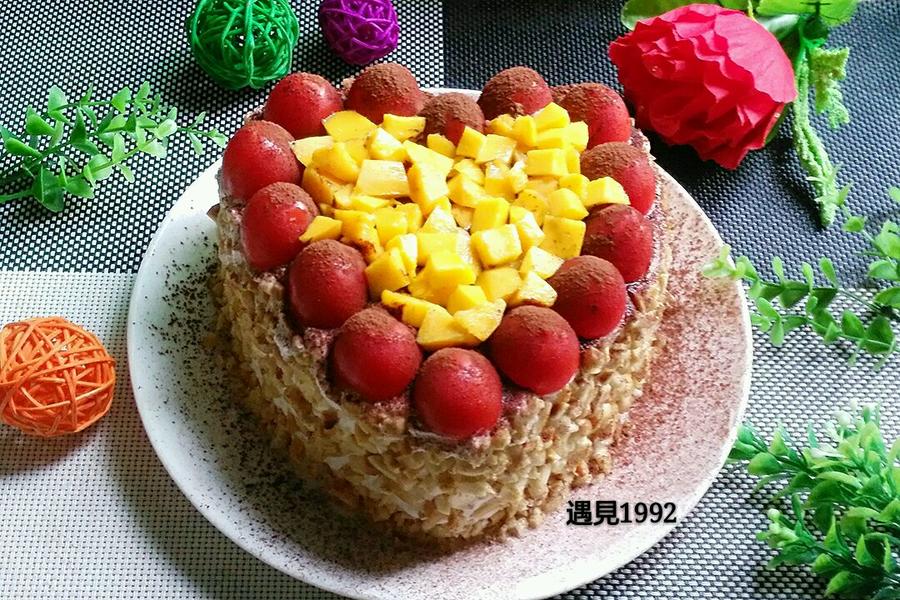 爱心水果蛋糕（四寸）