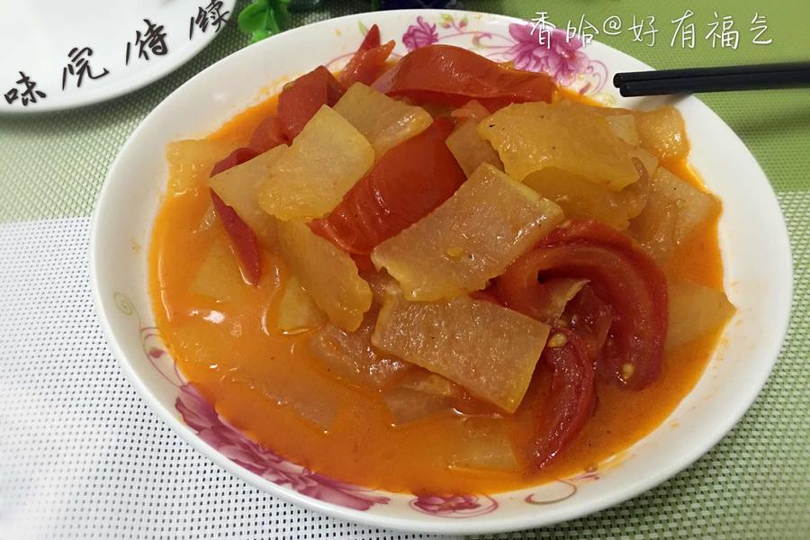 番茄焖冬瓜