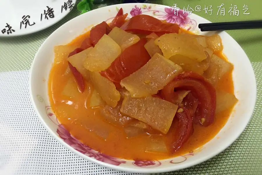 番茄焖冬瓜