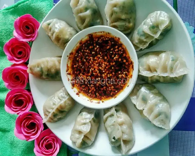 素馅玻璃饺子