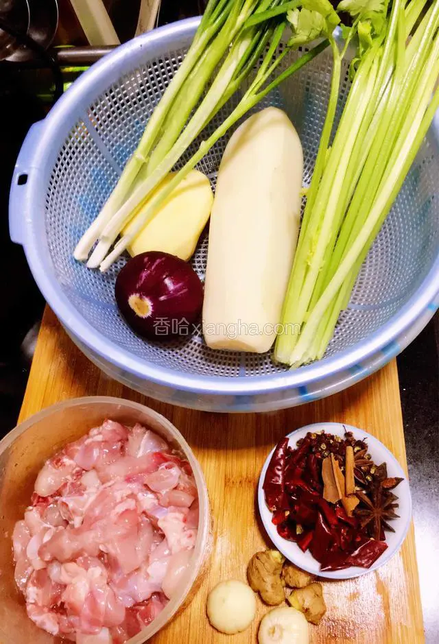 备齐所有食材