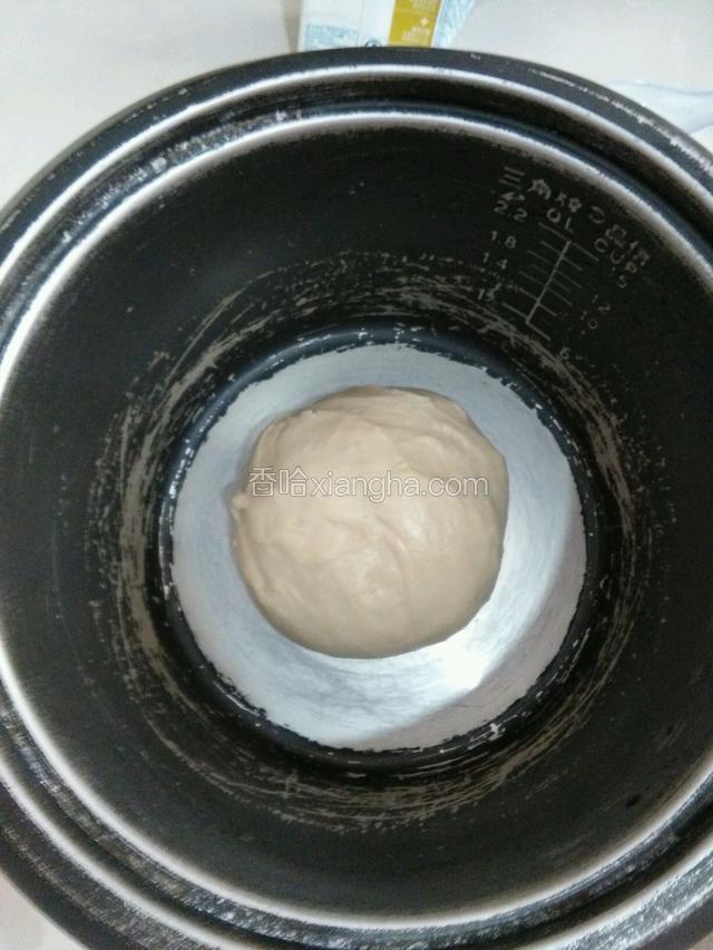 盖上保鲜膜发酵