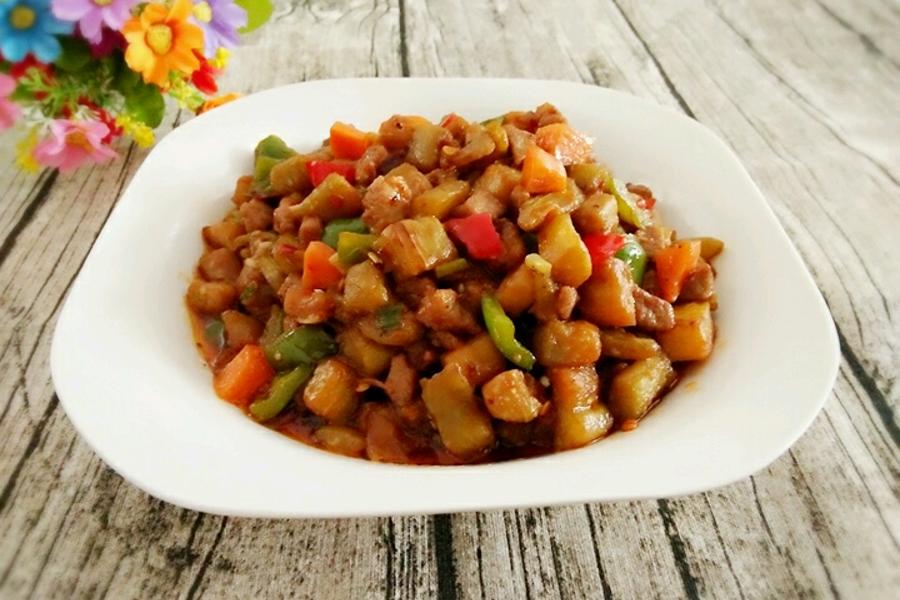 鱼香肉沫茄子