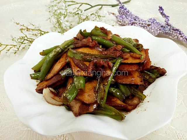 杭椒肉丝炒茶干