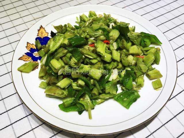炝空心菜杆