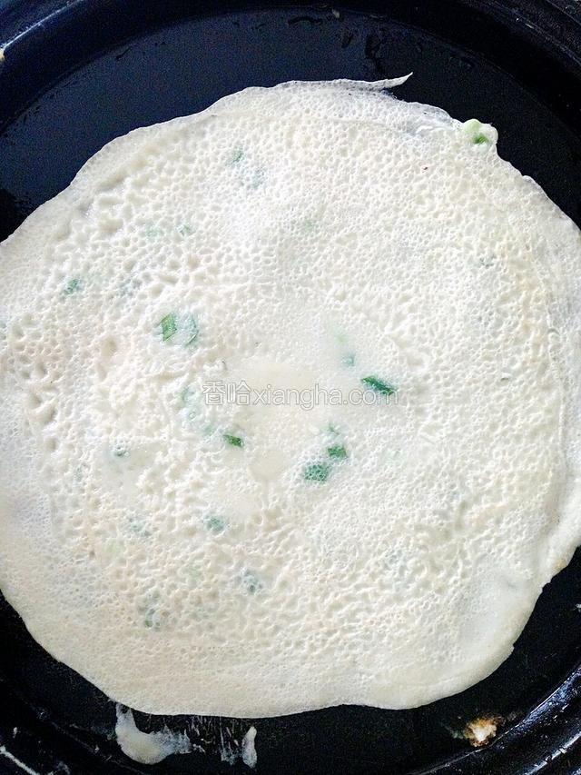 待表面一层程透明度变色翻面