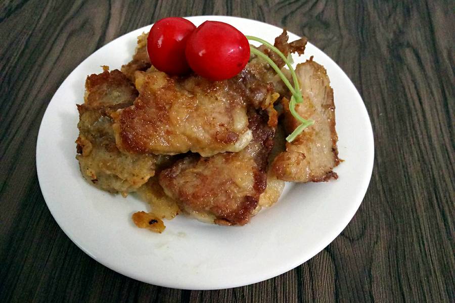 煎小肉排