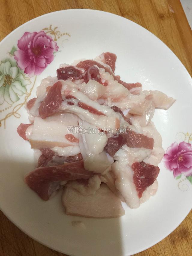 肉切片.