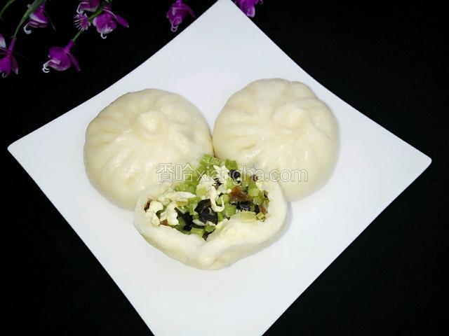 来张带馅的，皮薄馅香