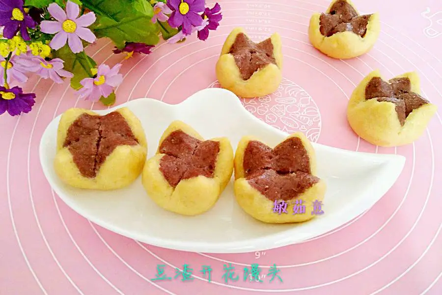 豆渣开花馒头
