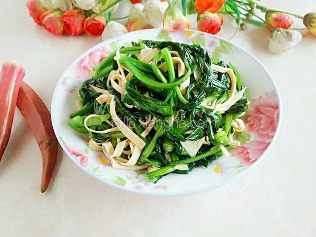 千张烧青菜