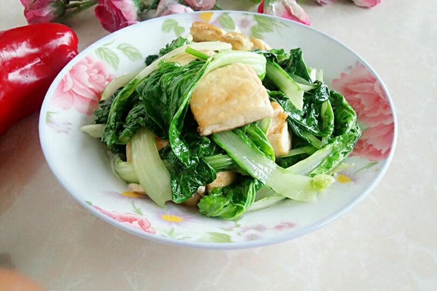 青菜炒豆腐