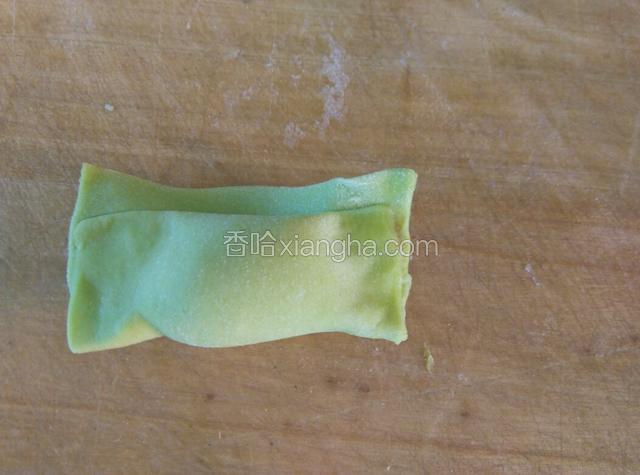 包严后折一下