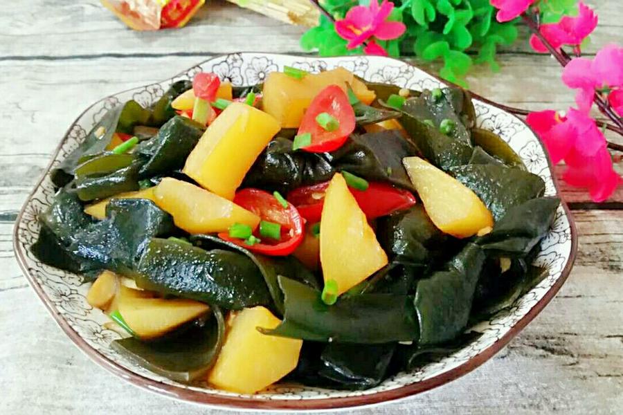 海带烧土豆