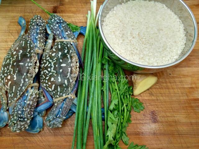 准备所需食材。