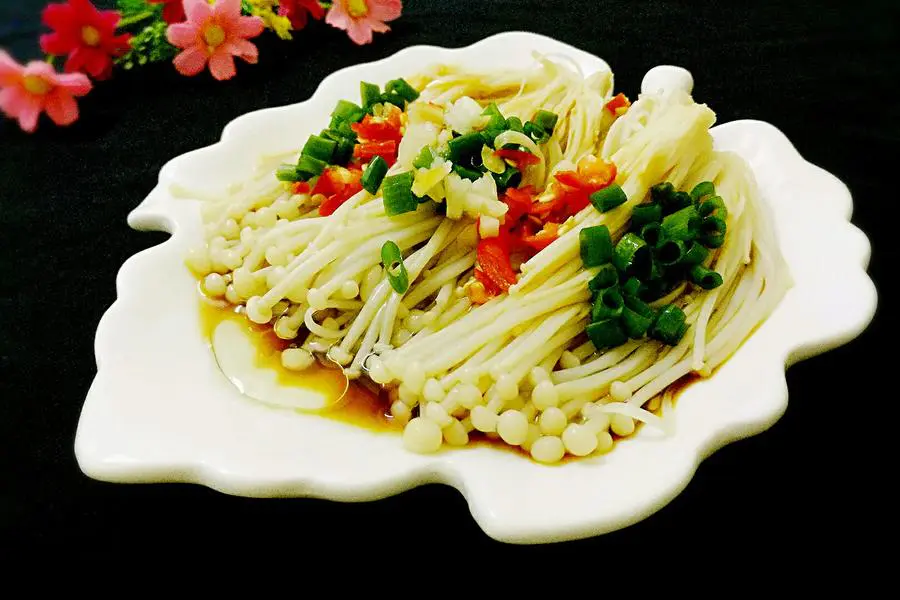 葱油金针菇