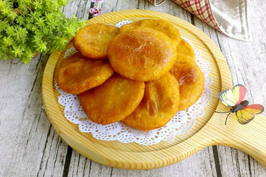 炸南瓜饼