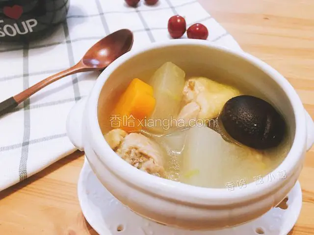 香菇冬瓜鸡汤