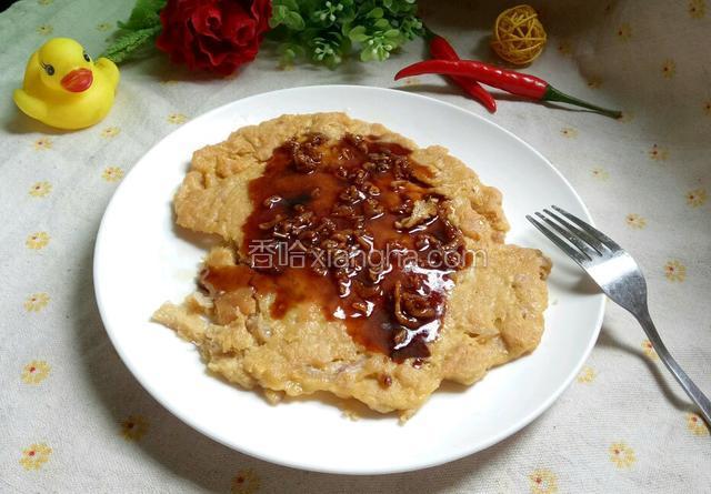 鸡蛋肉饼