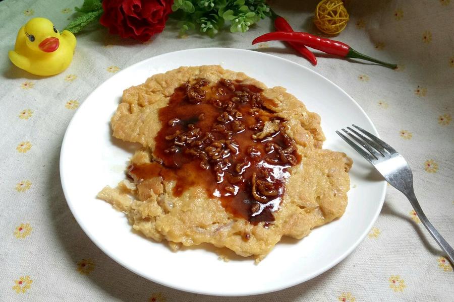 鸡蛋肉饼