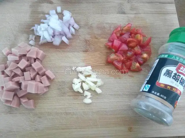 配菜切丁