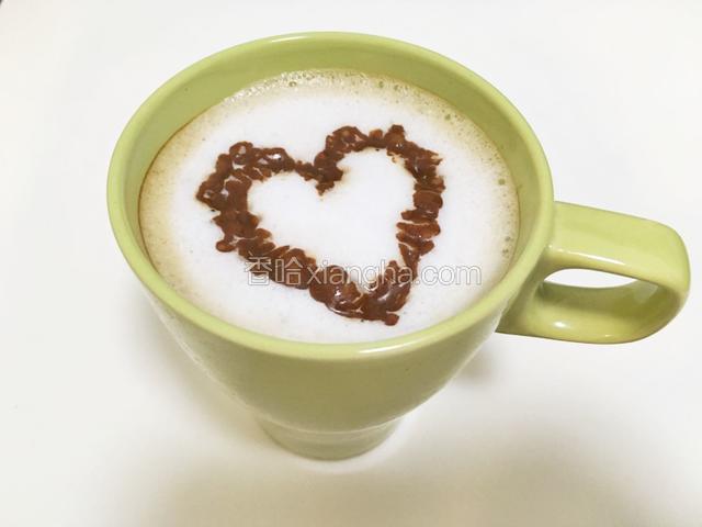 挤出自己喜欢的花纹就OK啦！