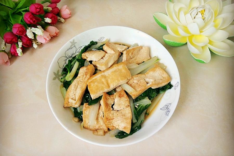 小白菜炒豆腐