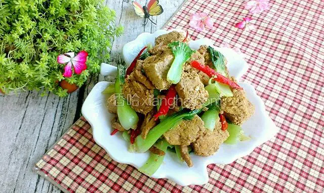 红烧冻豆腐
