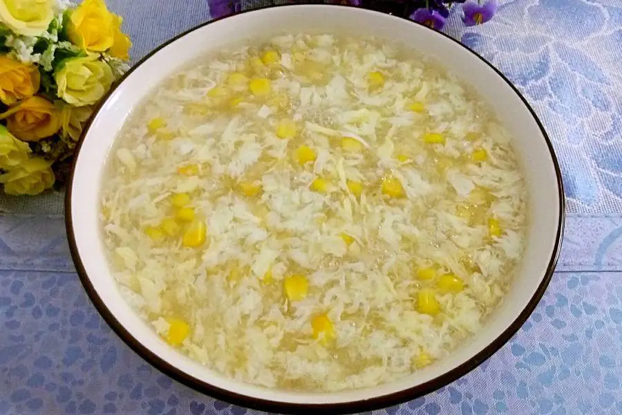玉米葛根蛋花羹