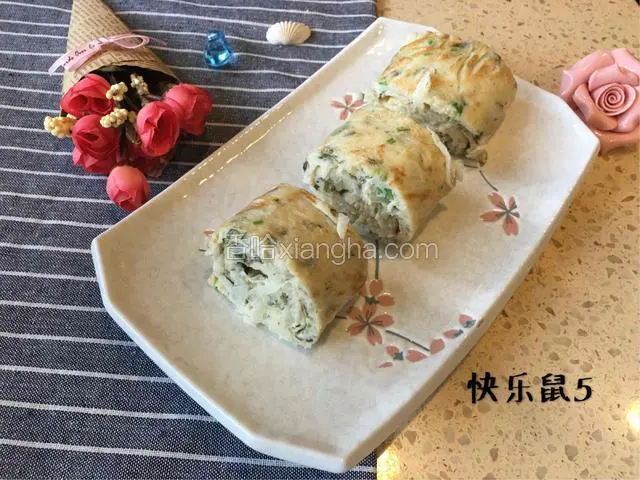 白萝卜蛋卷