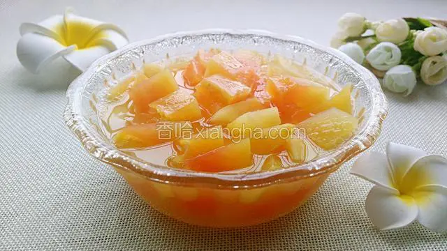 橙汁木瓜