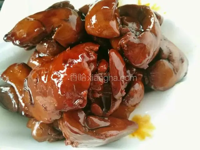 收干汤汁出锅装盘