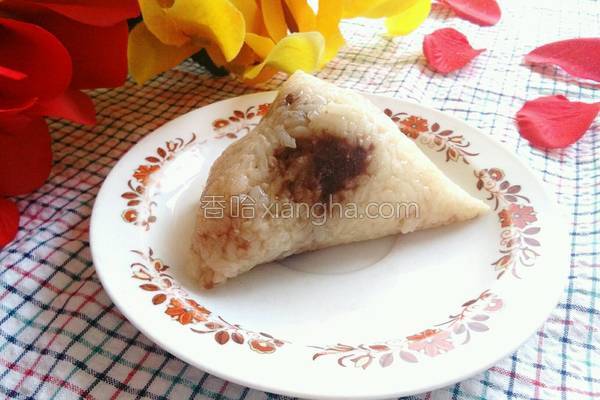 传统红豆沙粽子