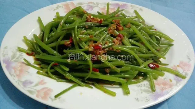 凉拌红薯叶茎