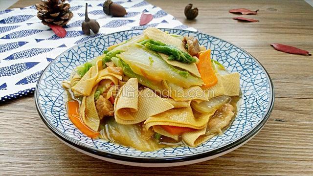 大白菜炖干豆腐