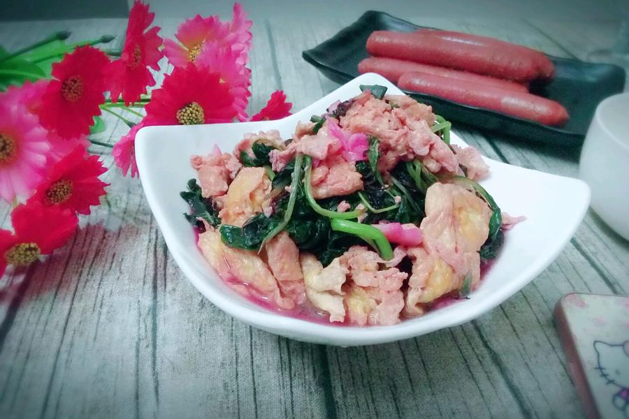 苋菜炒鸡蛋
