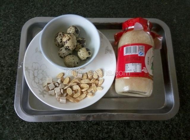 准备食材。