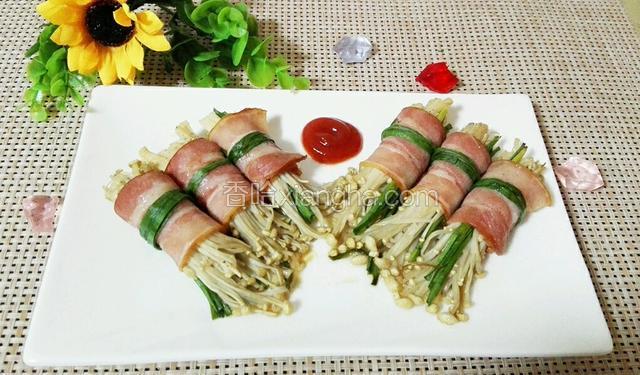 烤培根金针菇